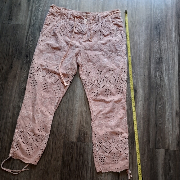 Sundance Cotton Pink Pants For Women Size 12 - Picture 11 of 16